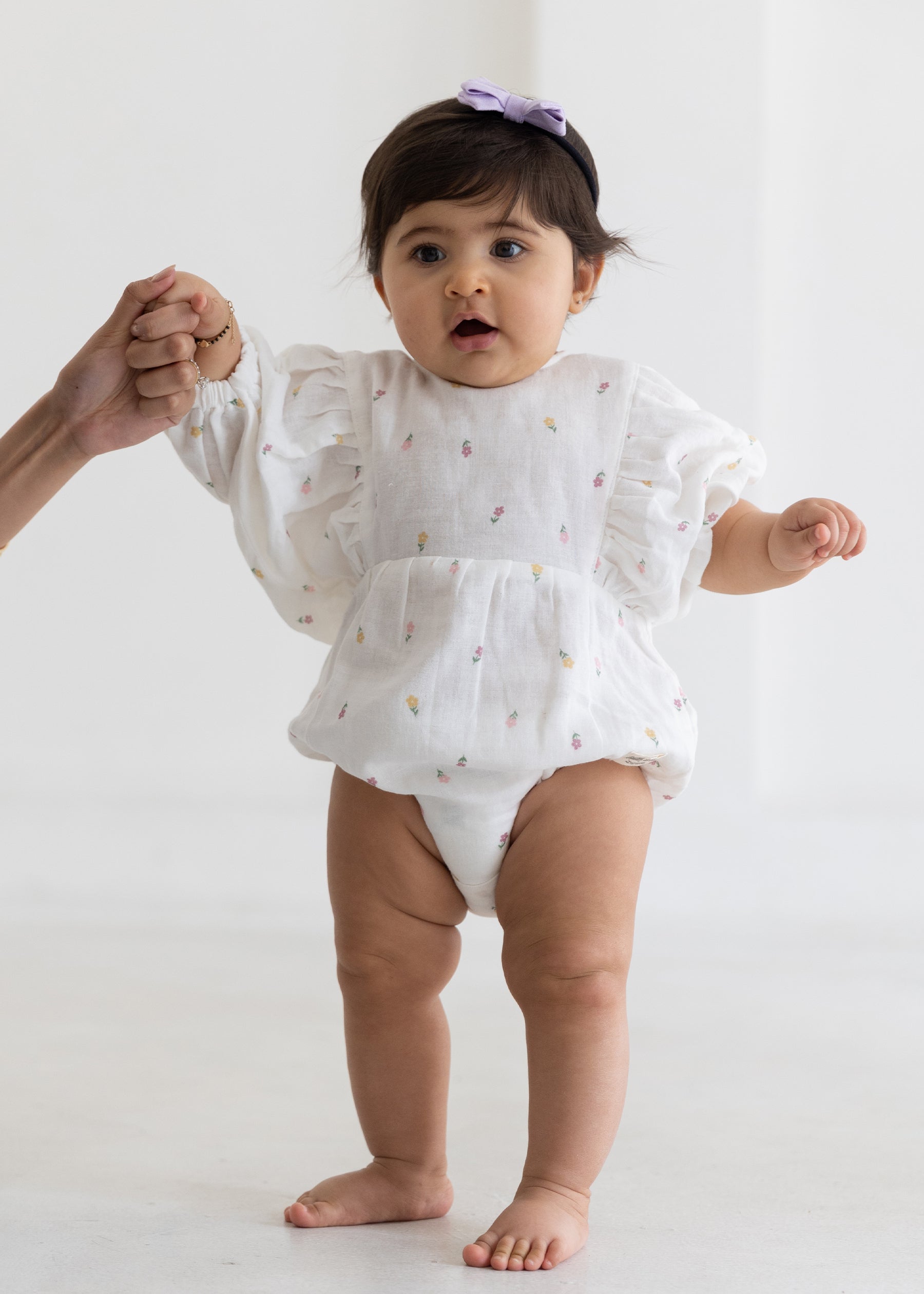 Magic Meadows Puff Sleeve Romper