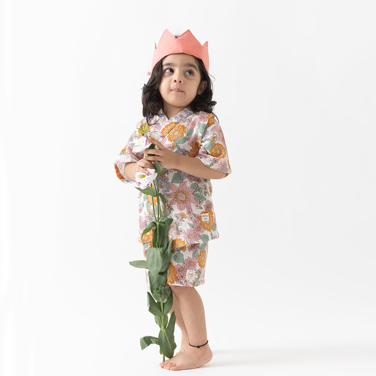 Peekaboo Kimono Shorts Set