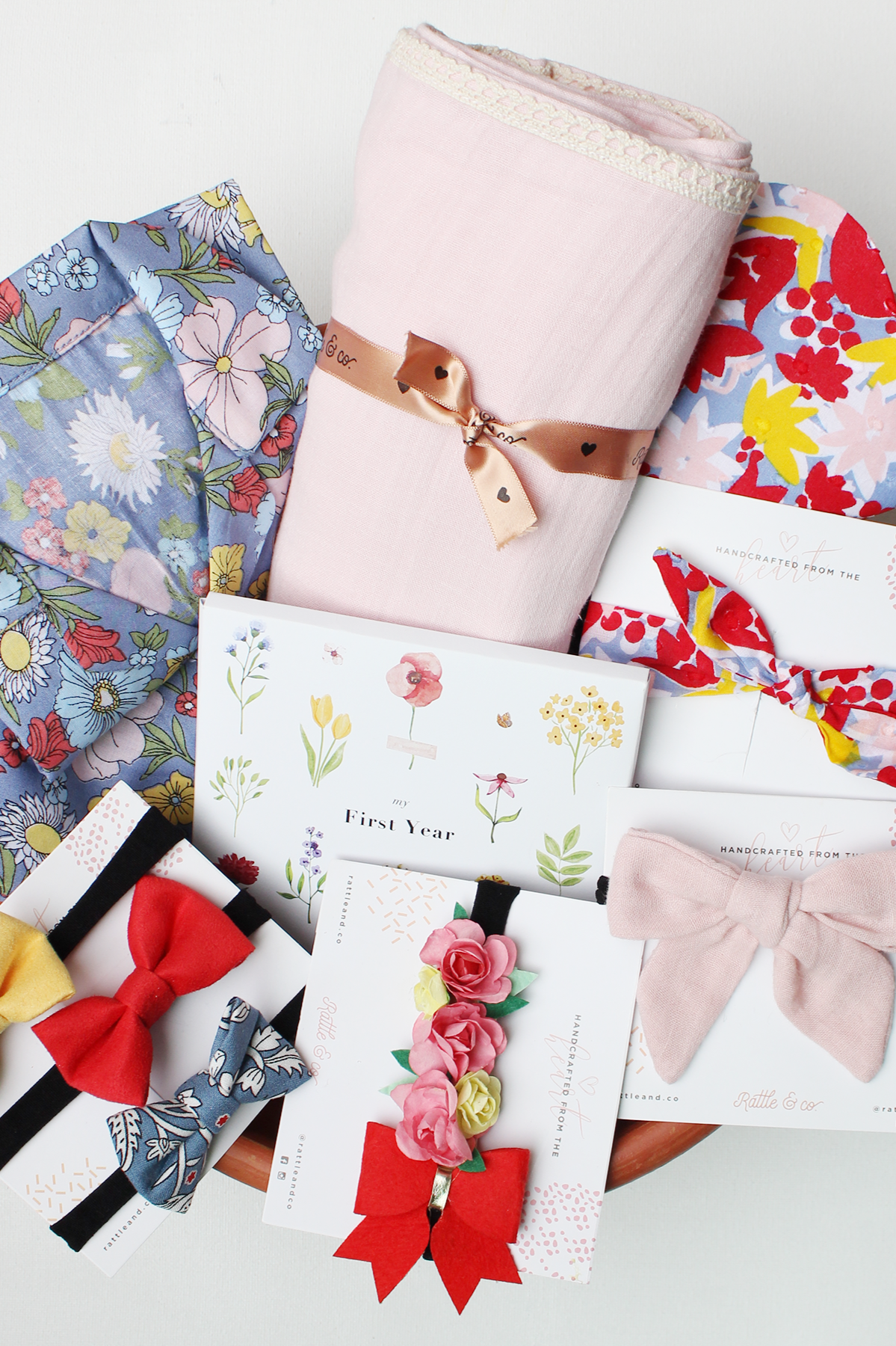 Tiny But Mighty - New Born Girl Gift Box