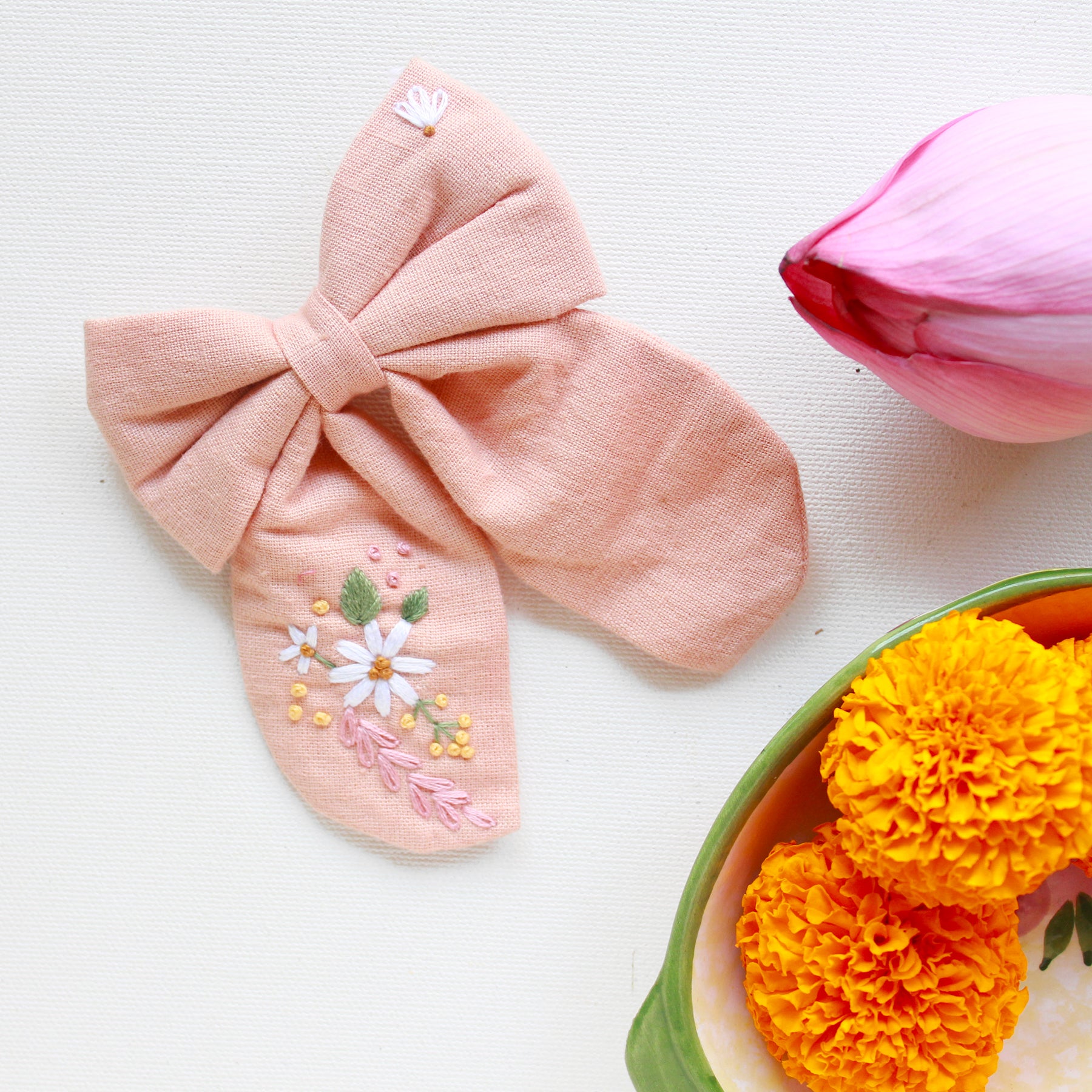 For The Dreamer - Set Of 2 Embroidered Bows