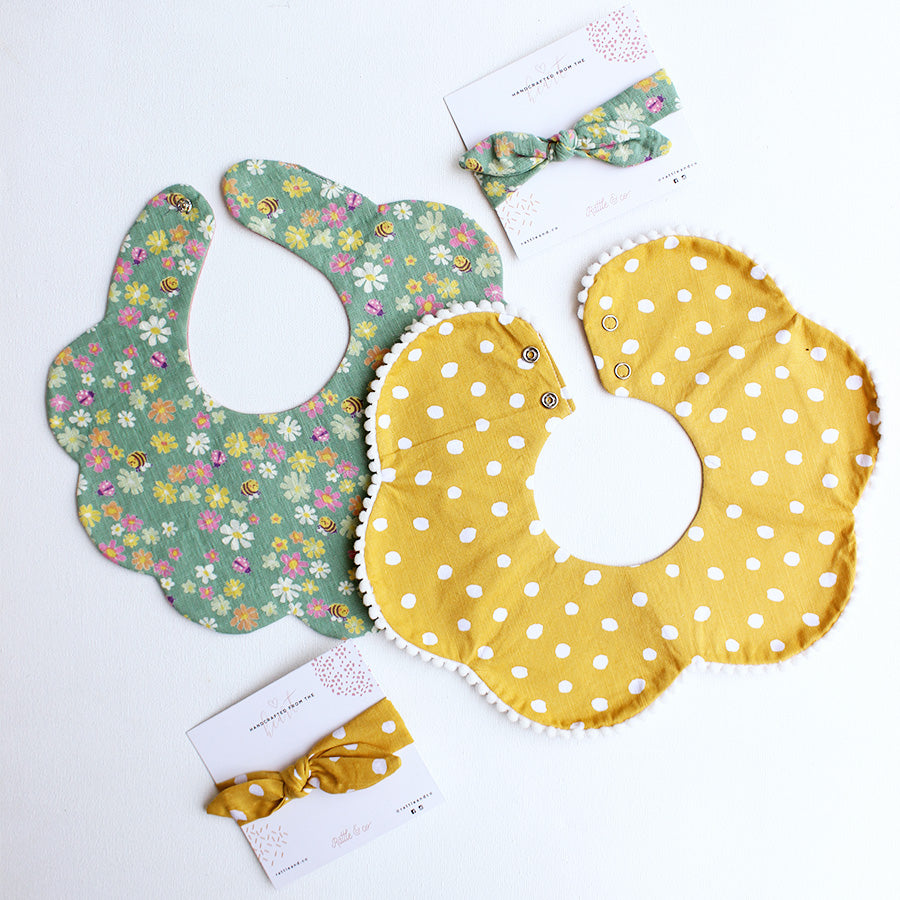 Campers Gonna Camp 2 Bibs + Bow Set