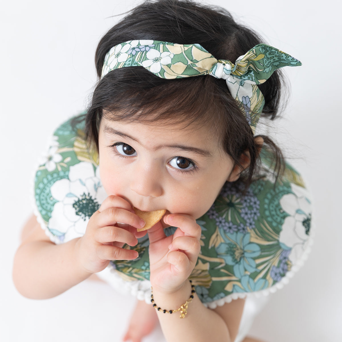 Under The Canopy Bib + Bow Set