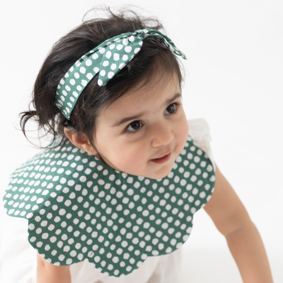 Watermelon Whirl 2 Bibs + Bow Set