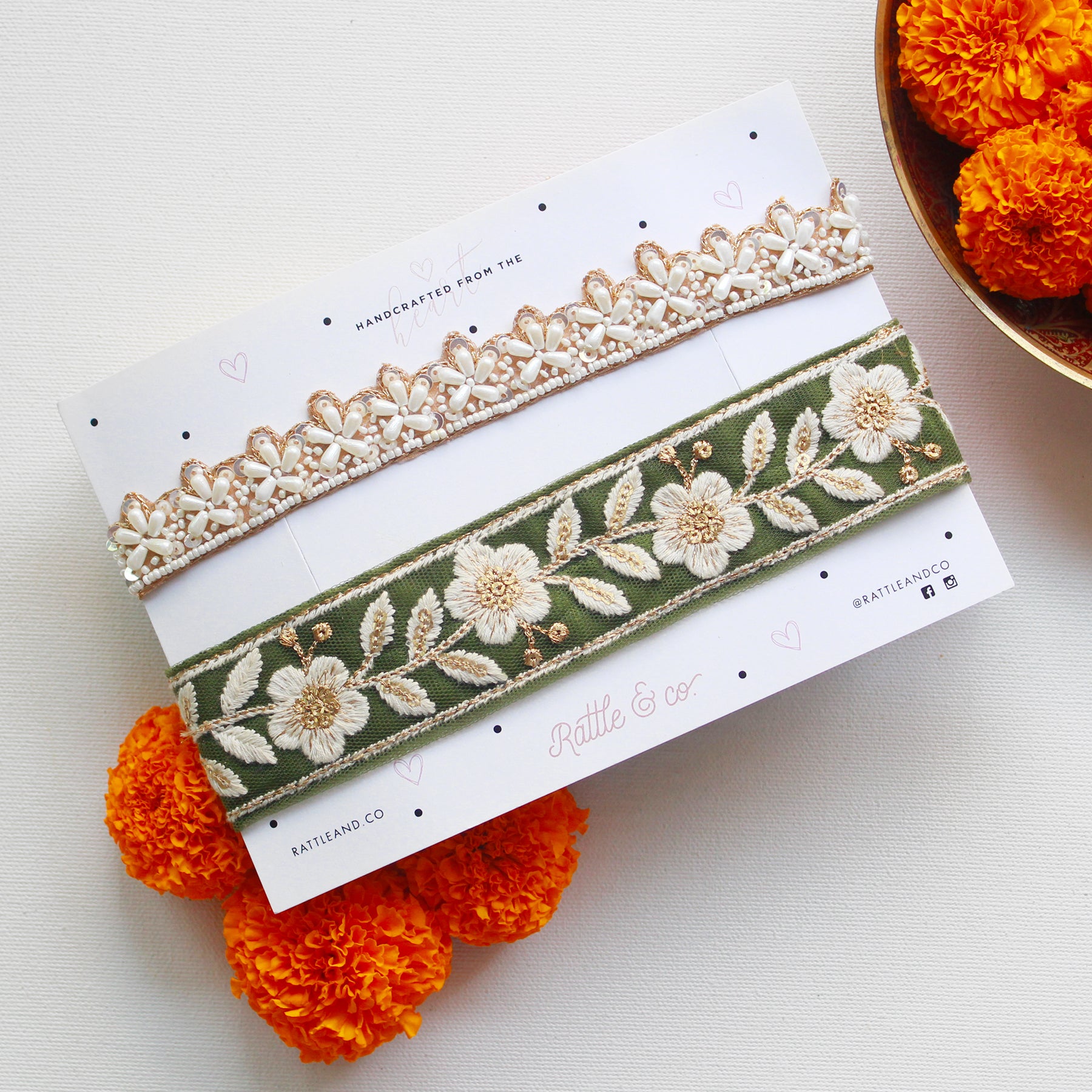 Nargis - Set of 2 Headbands