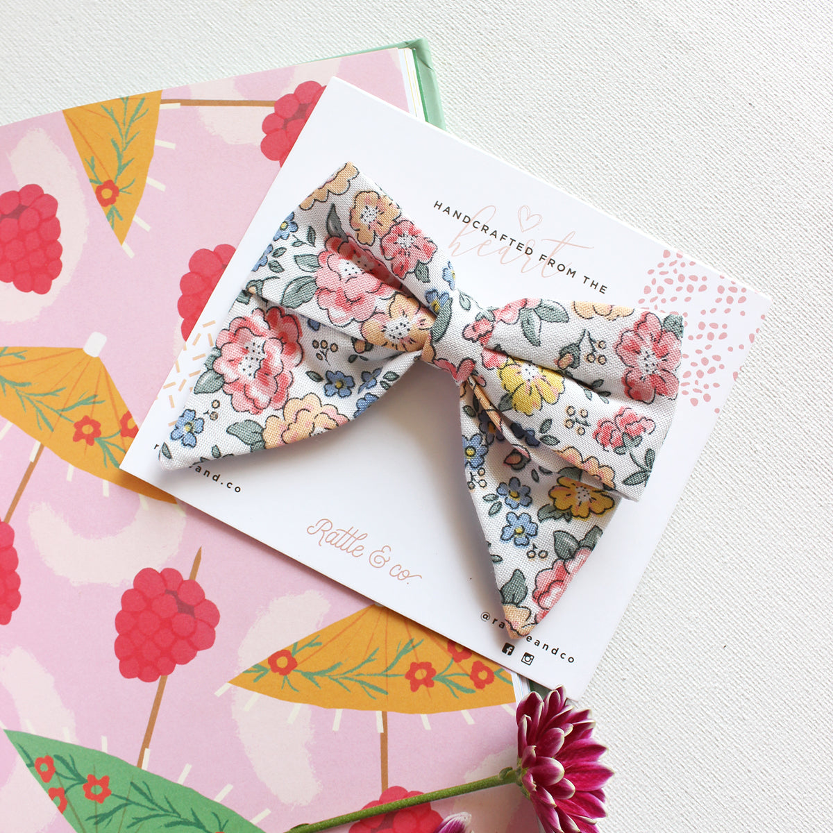 Flower Parade Bow Clip
