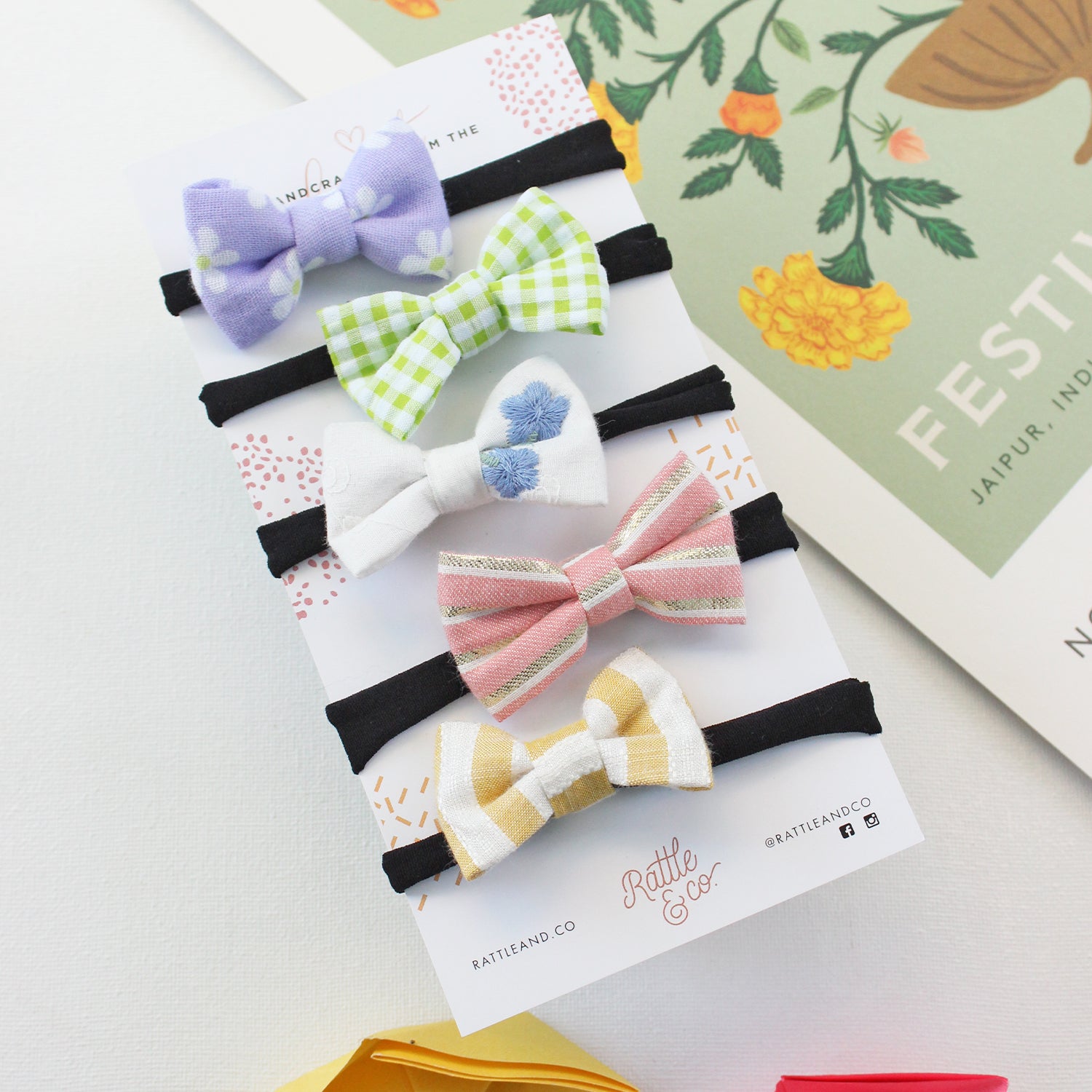 Dreaming Daisies - Set of 5 headbands