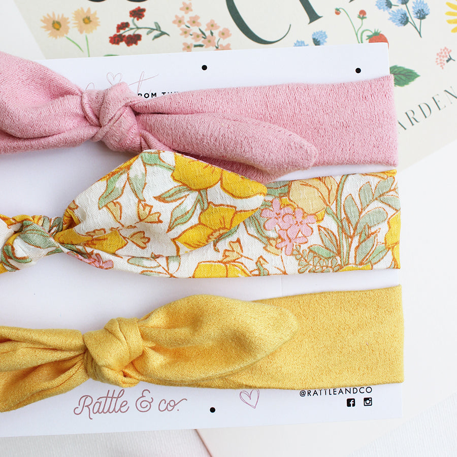 Sunny Days - Set of 3 Headbands