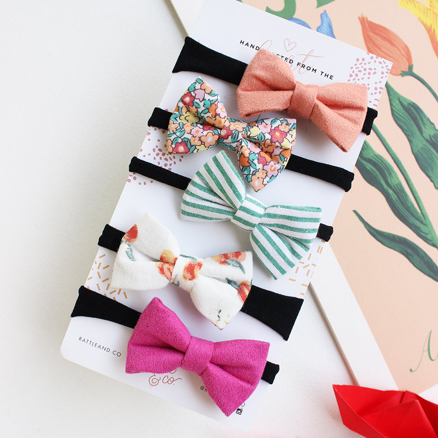 Sandy Toes - Set of 5 headbands