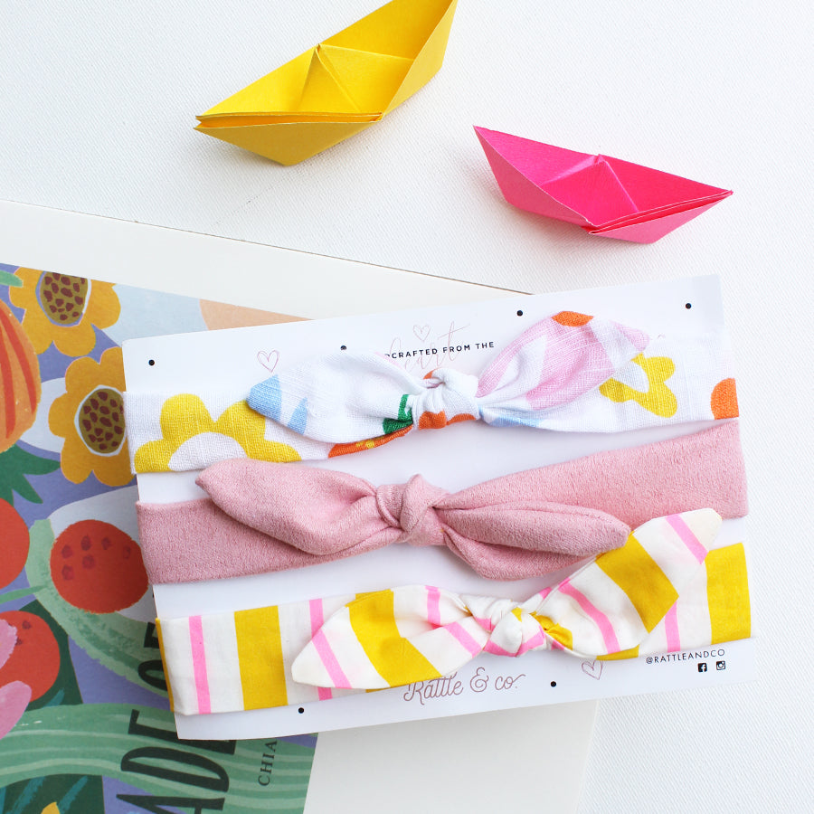 Lemonade Stands - Set of 3 Headbands