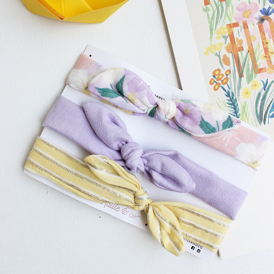 Cotton Candy Clouds - Set of 3 Headbands