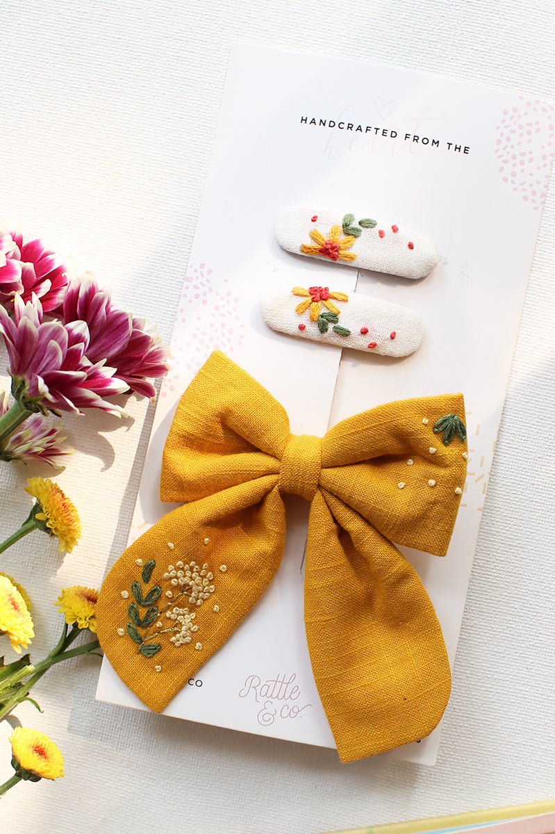 Marigold - Set Of 3 Clips