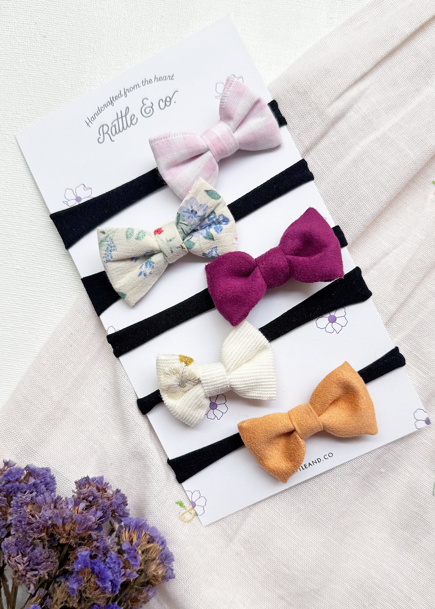 Dreamgirl Set of 5 Mini Bows