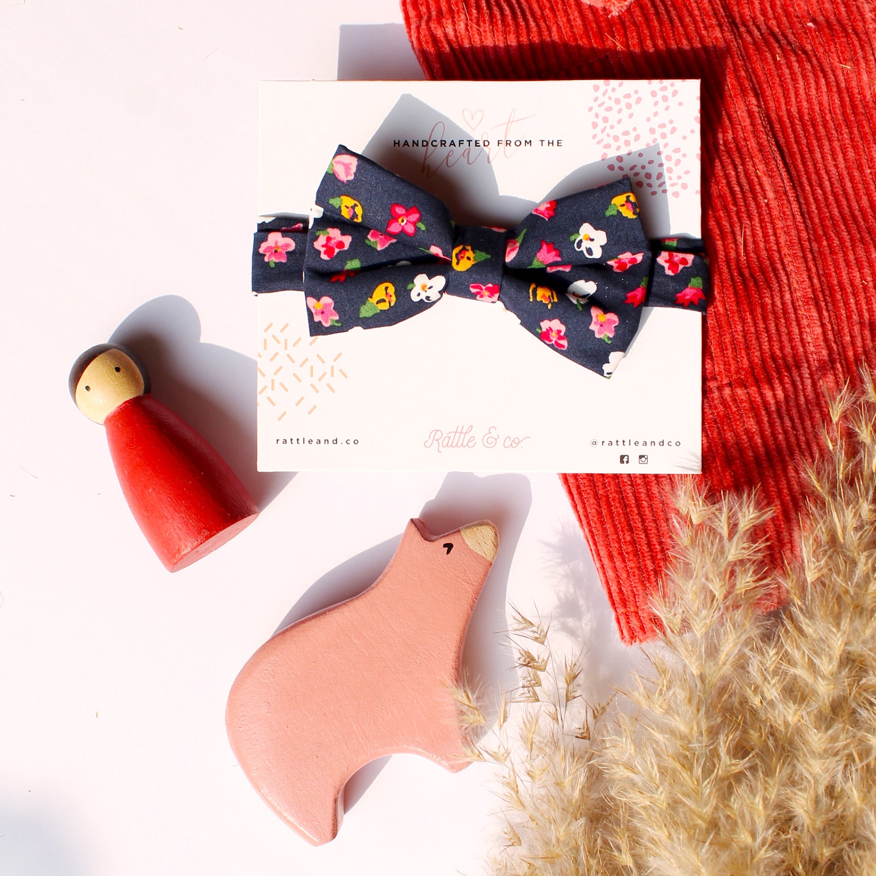 Baby It's Midnight Boys Bow Tie