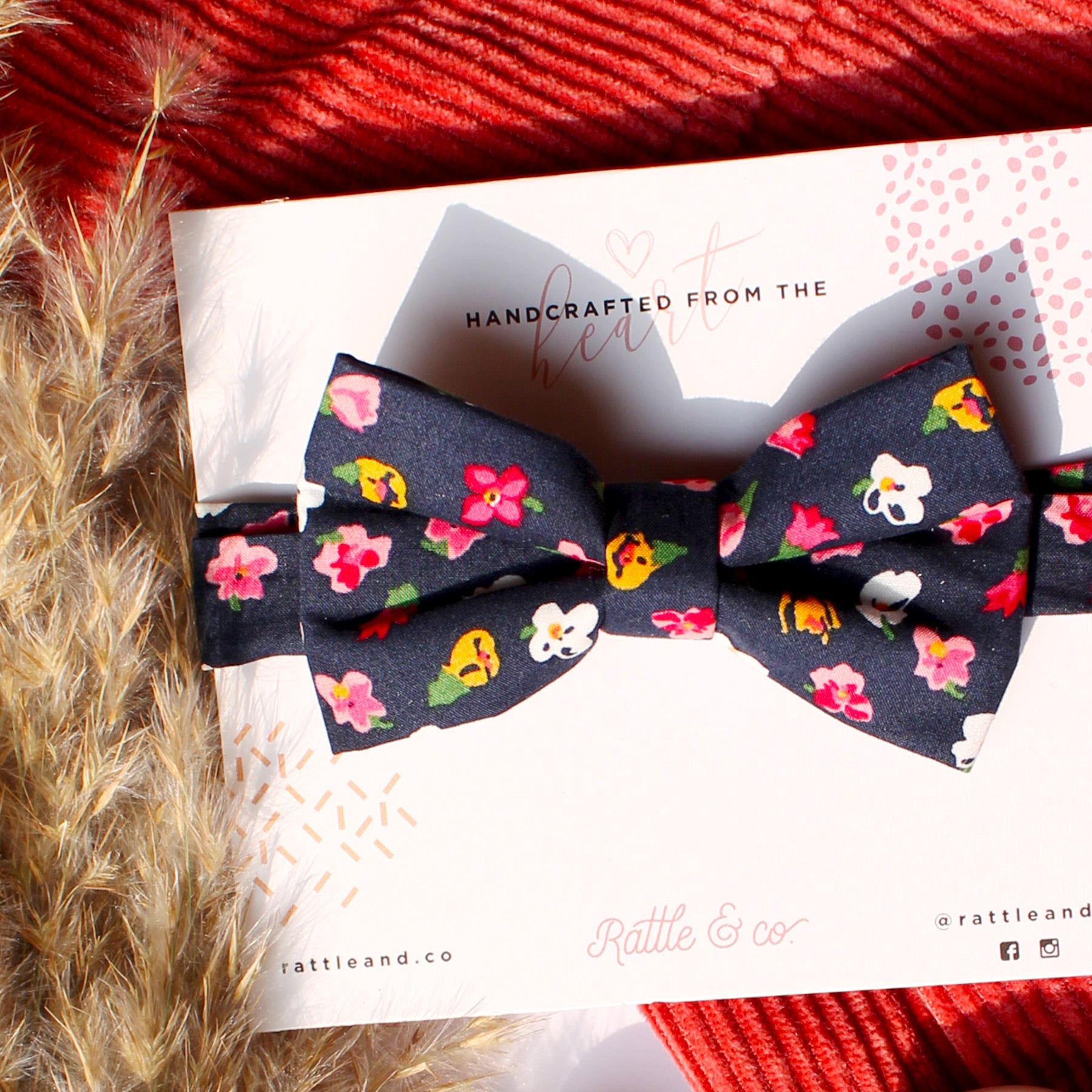 Baby It's Midnight Boys Bow Tie
