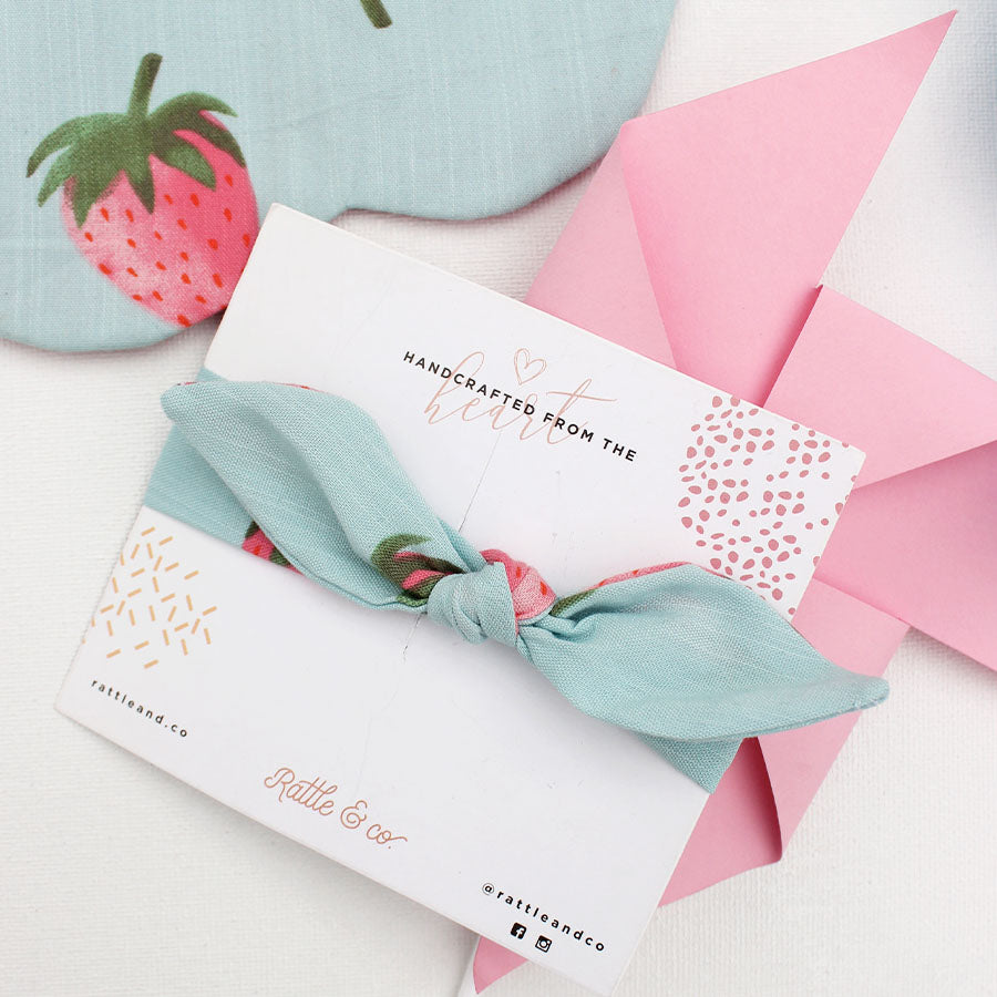 So Berry Cute Bib + Bow Set