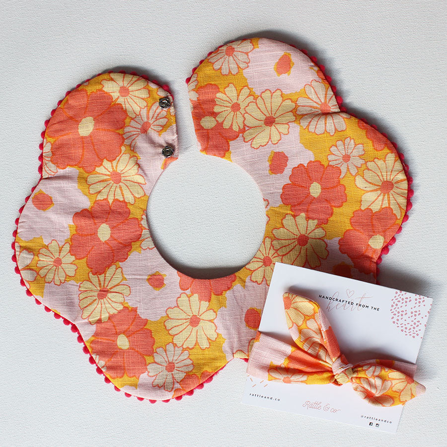 Be Mine Bib + Bow Set