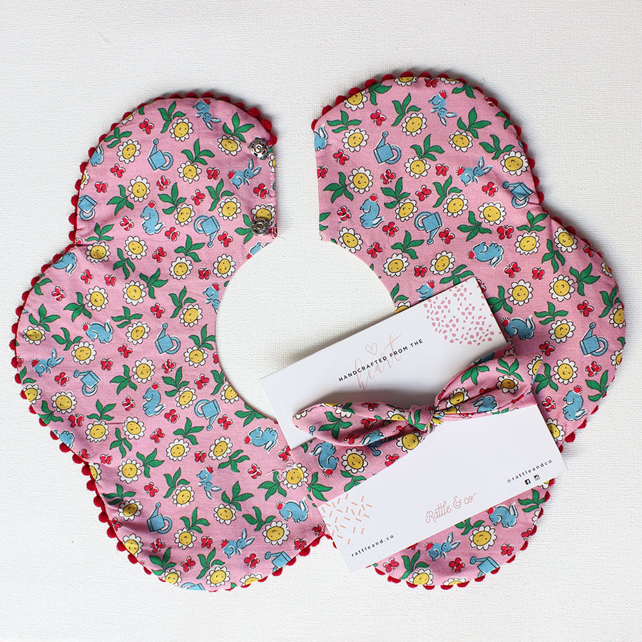 One Groovy Bib + Bow Set