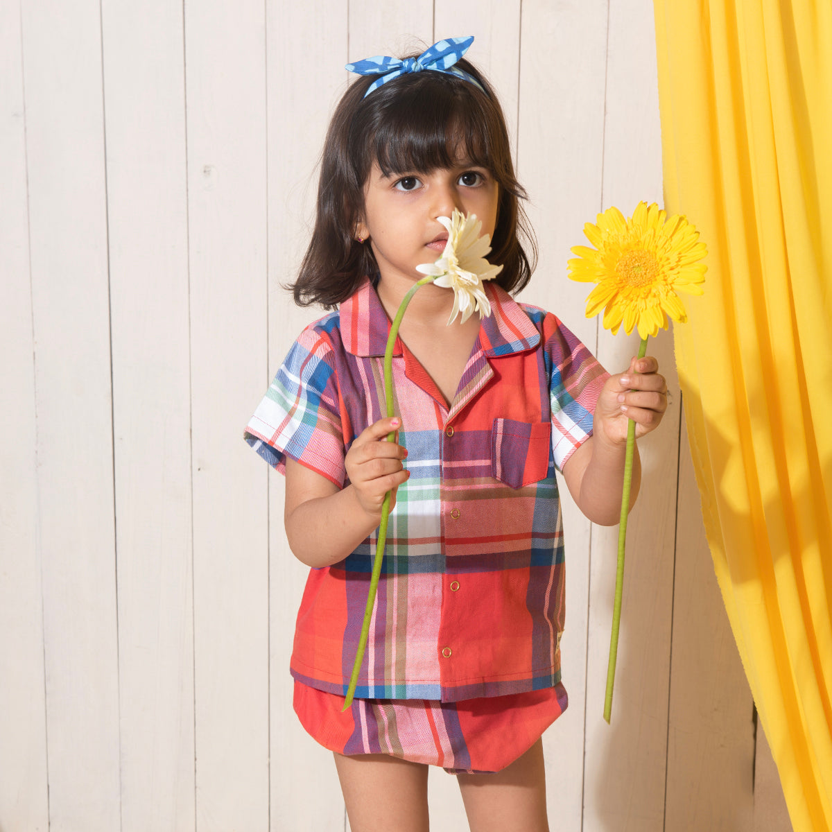 Blue Midsummer Bloomer Co-ord Set