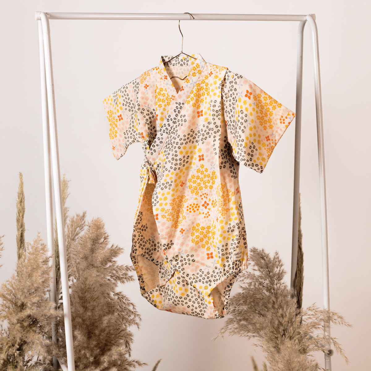 Flower Kisses Kimono Onesie