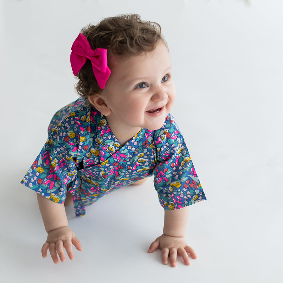 Comes A Rainbow Kimono Onesie