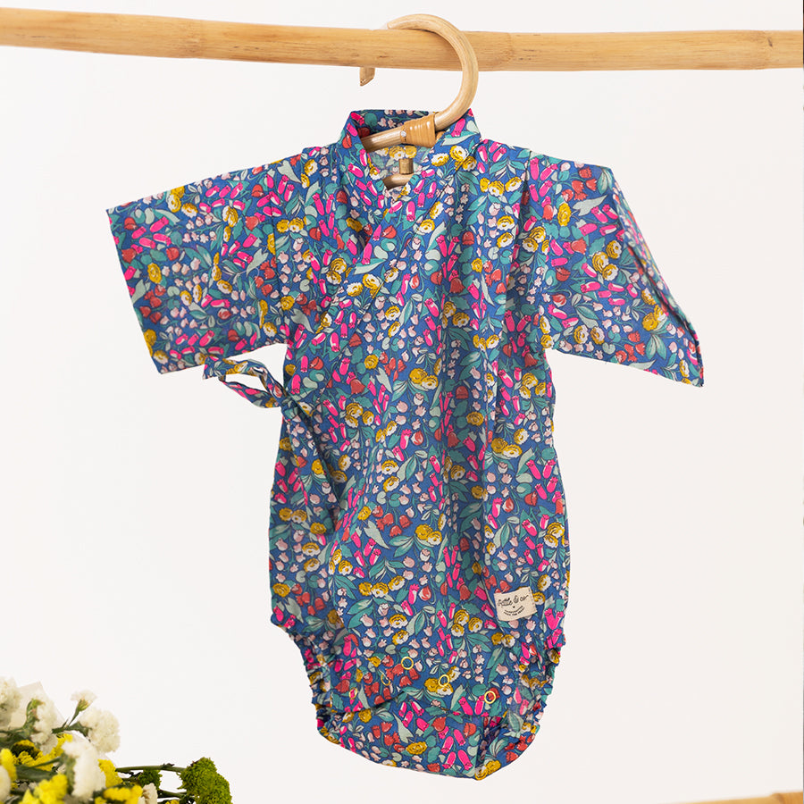 Comes A Rainbow Kimono Onesie