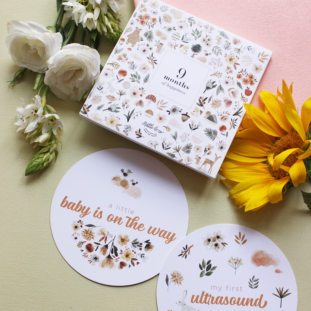Mama Bear Pregnancy Milestone Cards