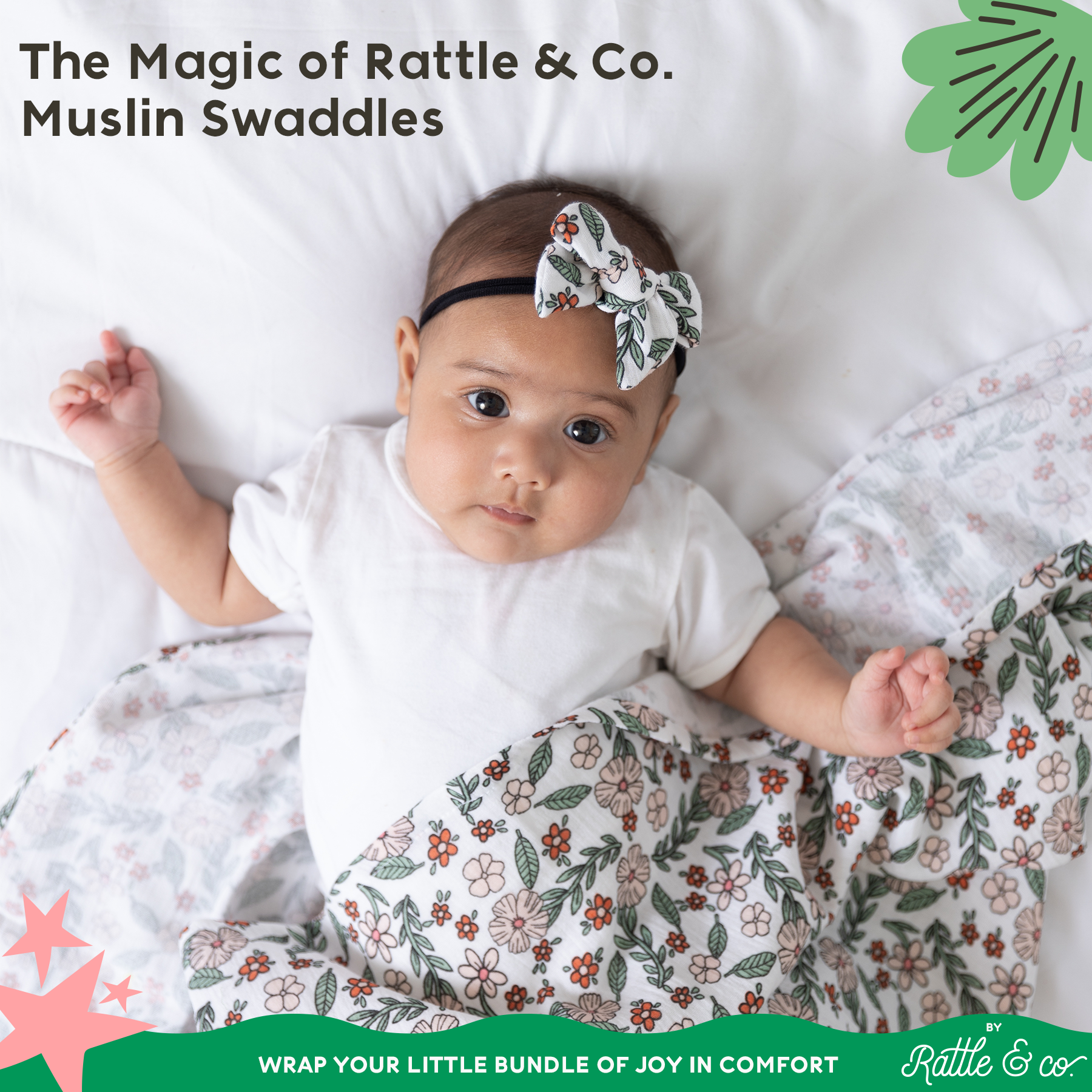 Wrap Your Little Bundle of Joy in Comfort: The Magic of Rattle & Co. Muslin Swaddles