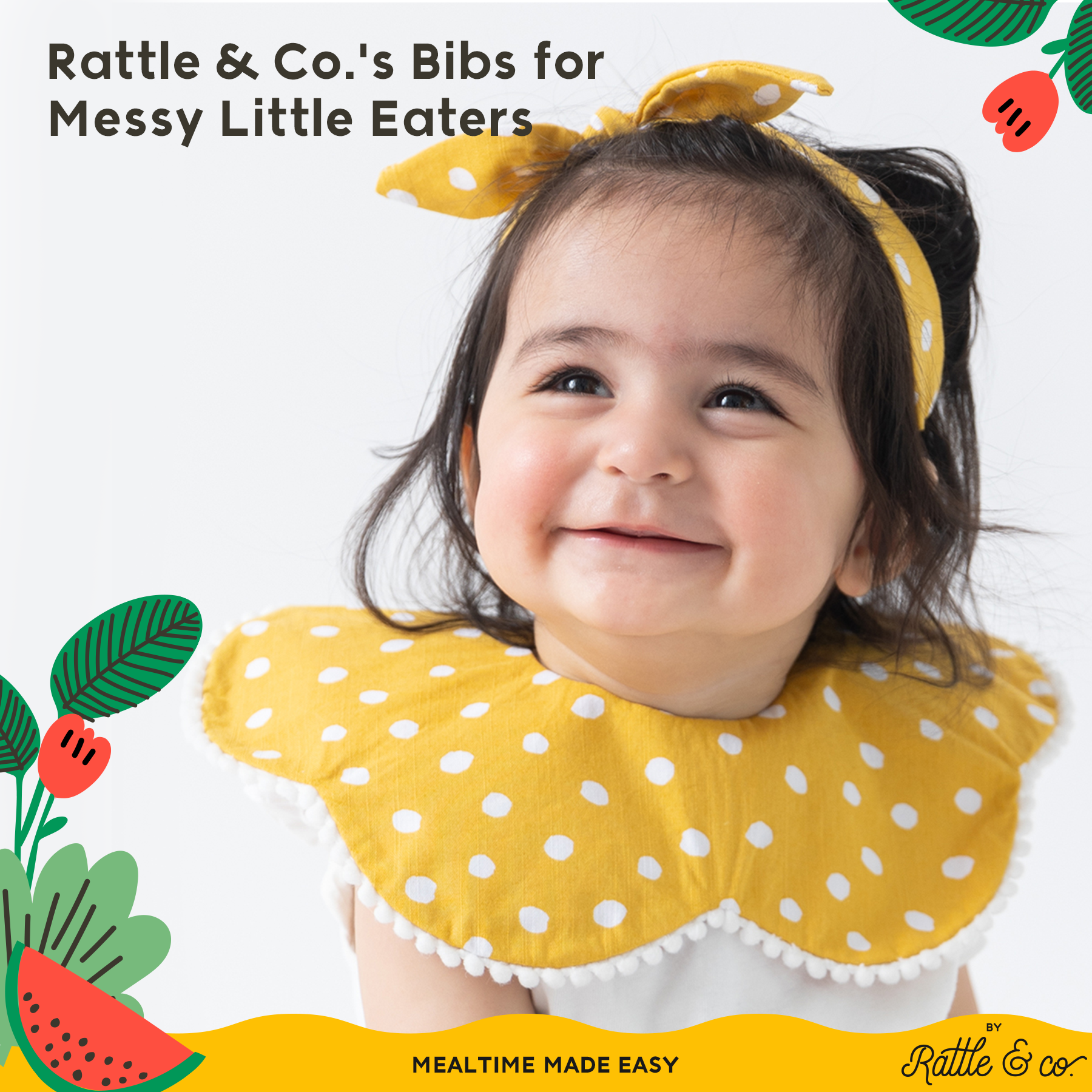 Mealtime Made Easy: Rattle & Co.'s Bibs for Messy Little Eaters