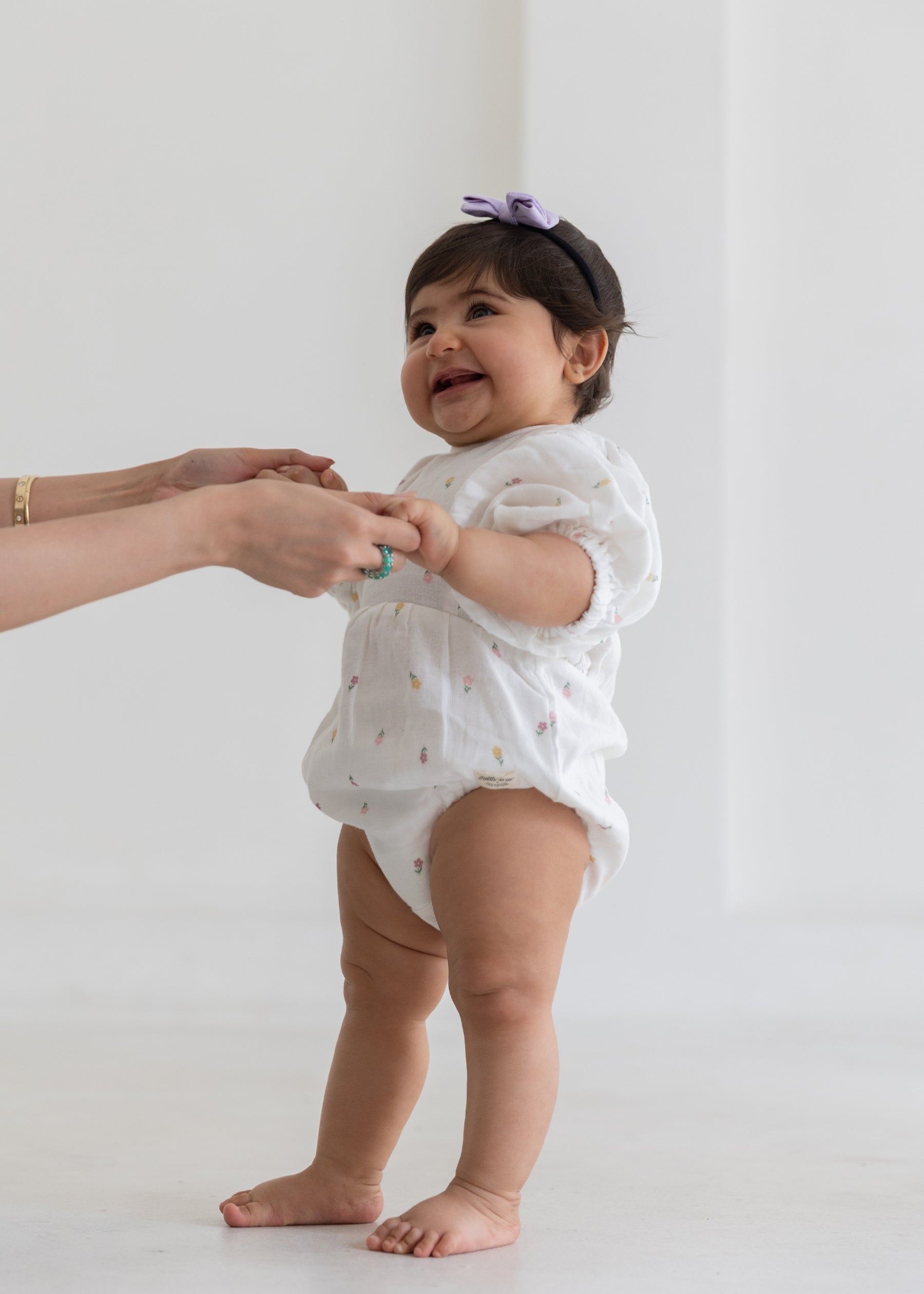 Magic Meadows Puff Sleeve Romper