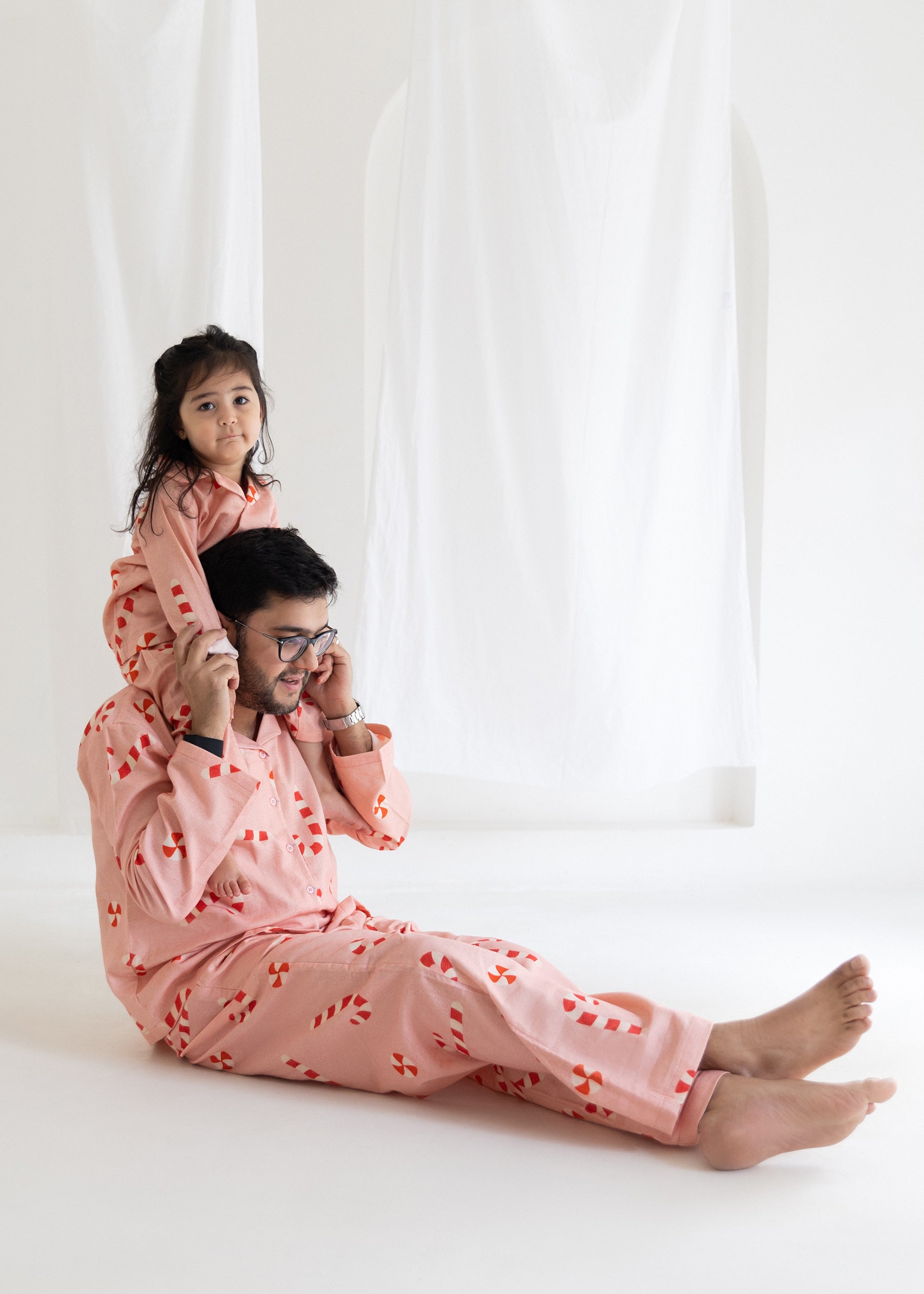 Candy Cane Winter Jammies For Men