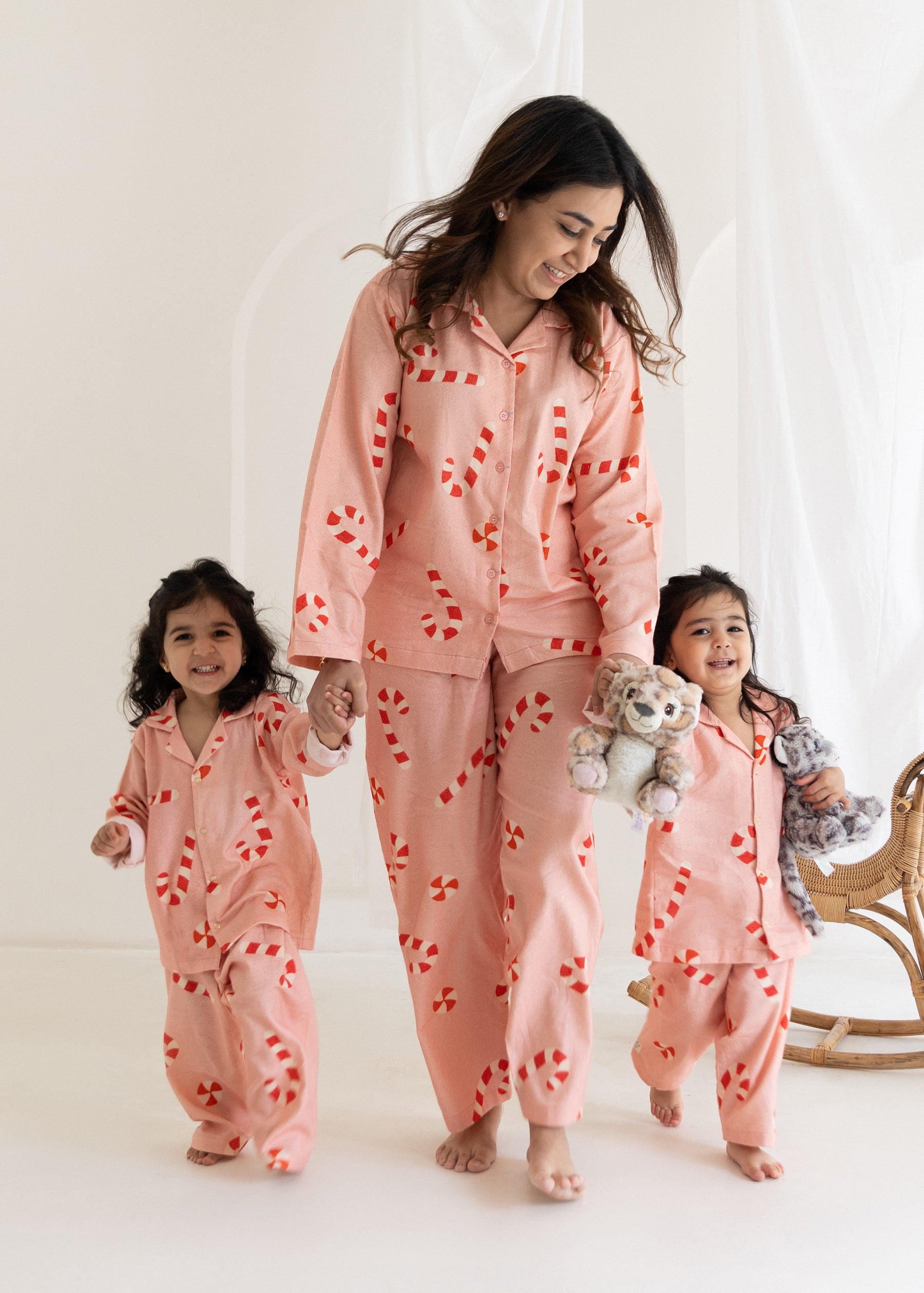 Candy Cane Winter Jammies For Women