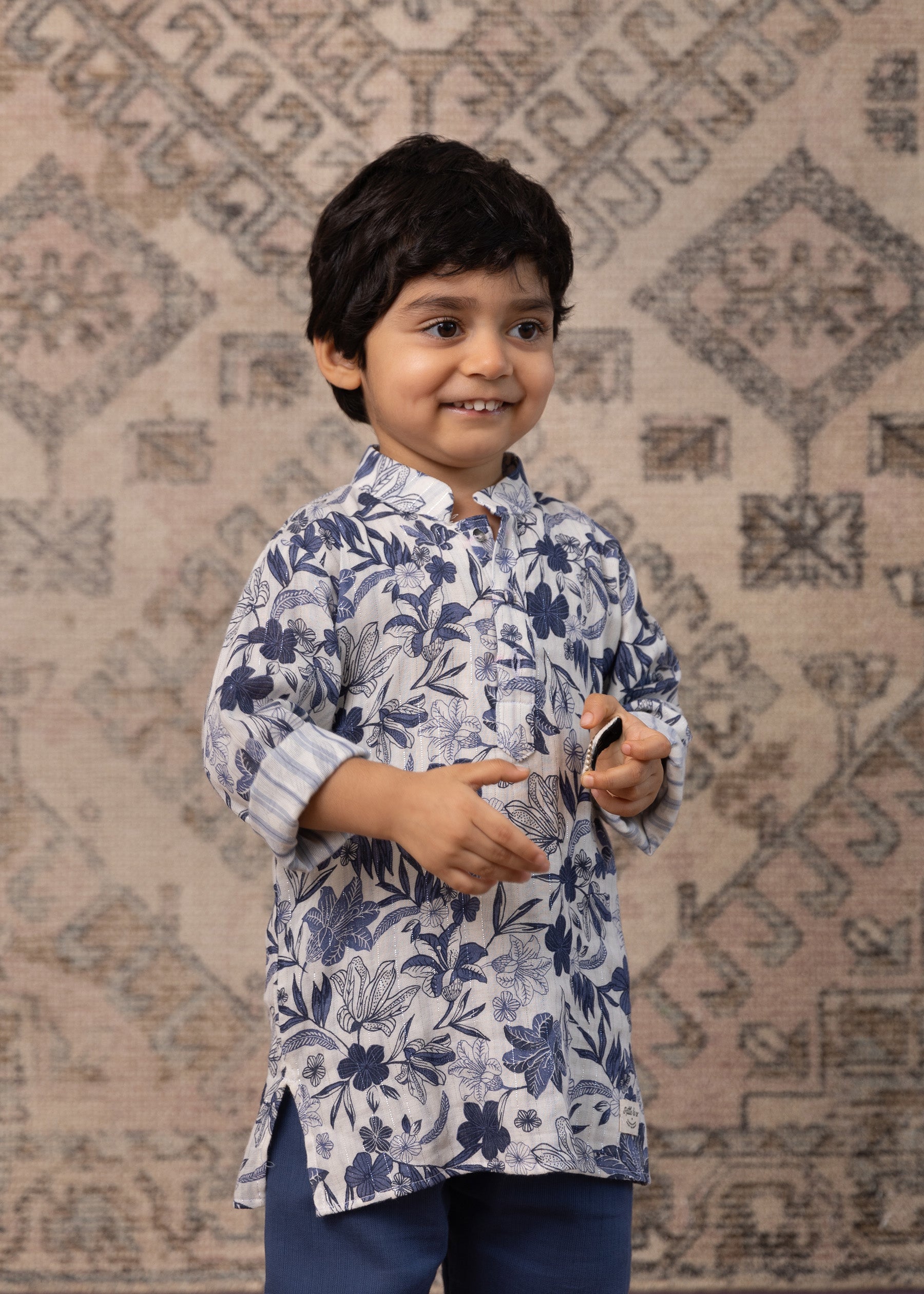 Little Boy Blue Kurta and Pajama