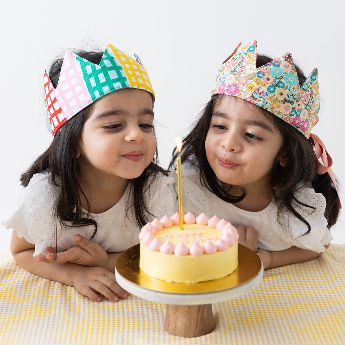 Eat More Cake Reversible Crown