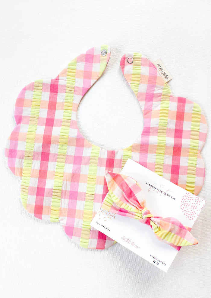 Be Mine Bib + Bow Set