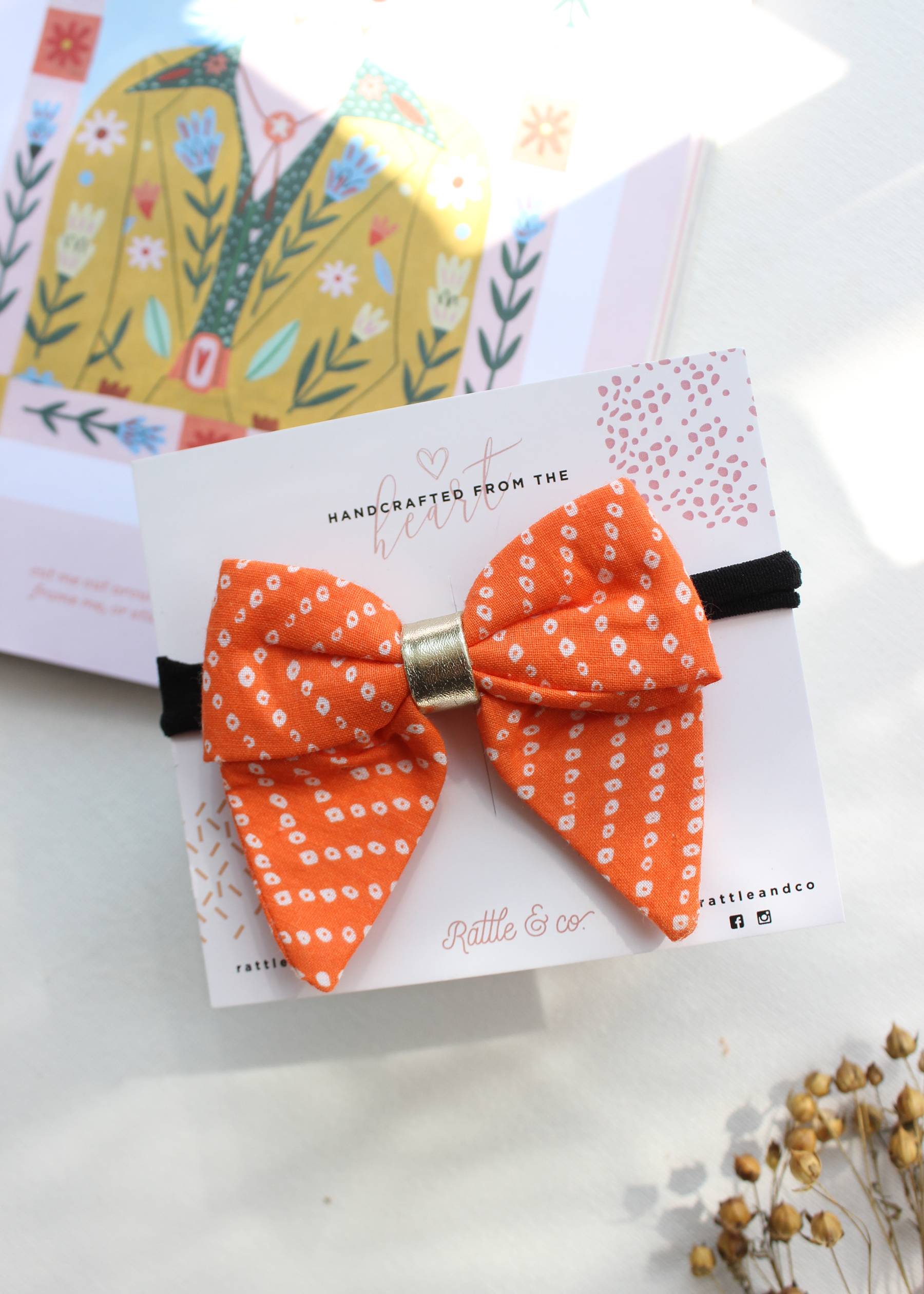 Tangy Orange Bow