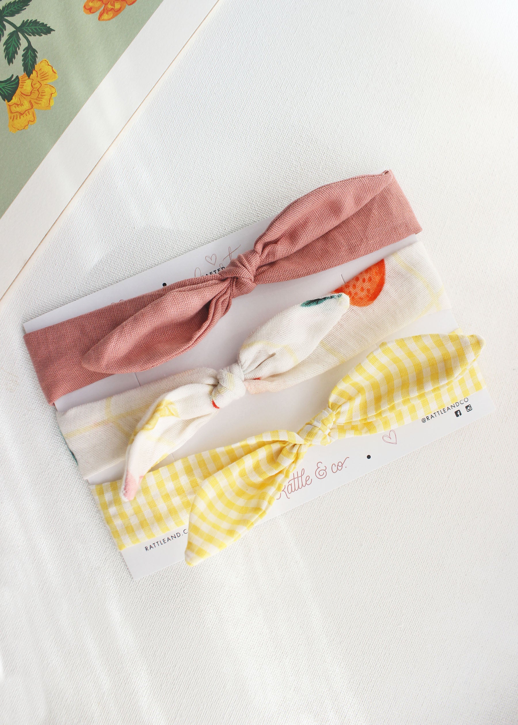 Picnic Basket - Set of 3 Hairbands