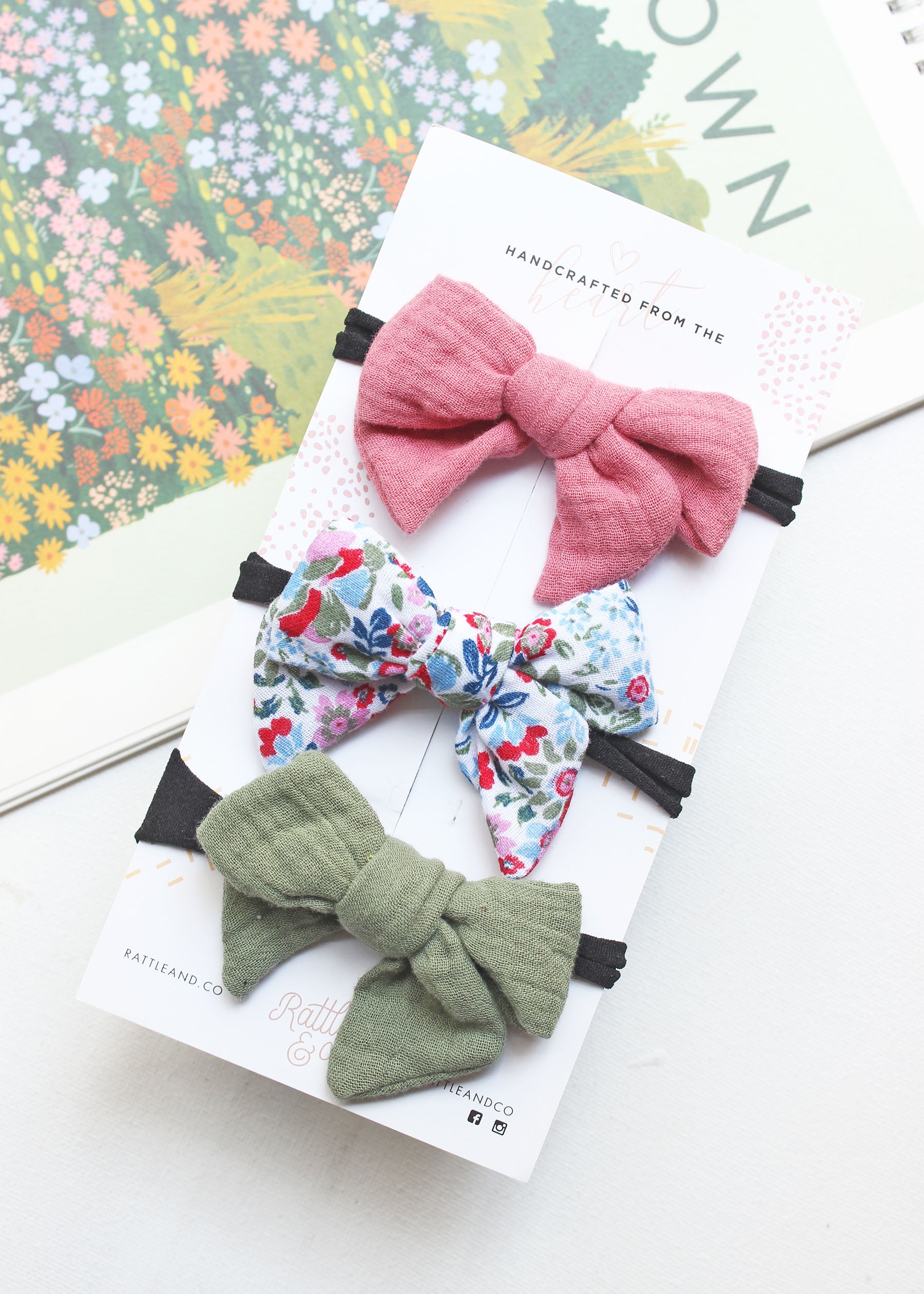 Love in your heart - Set of 3 headbands
