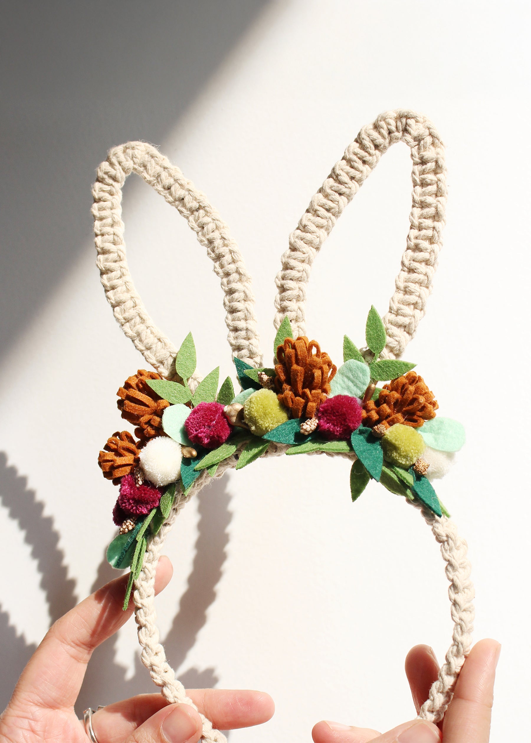 Sleigh Ride - Floral Deer Headband