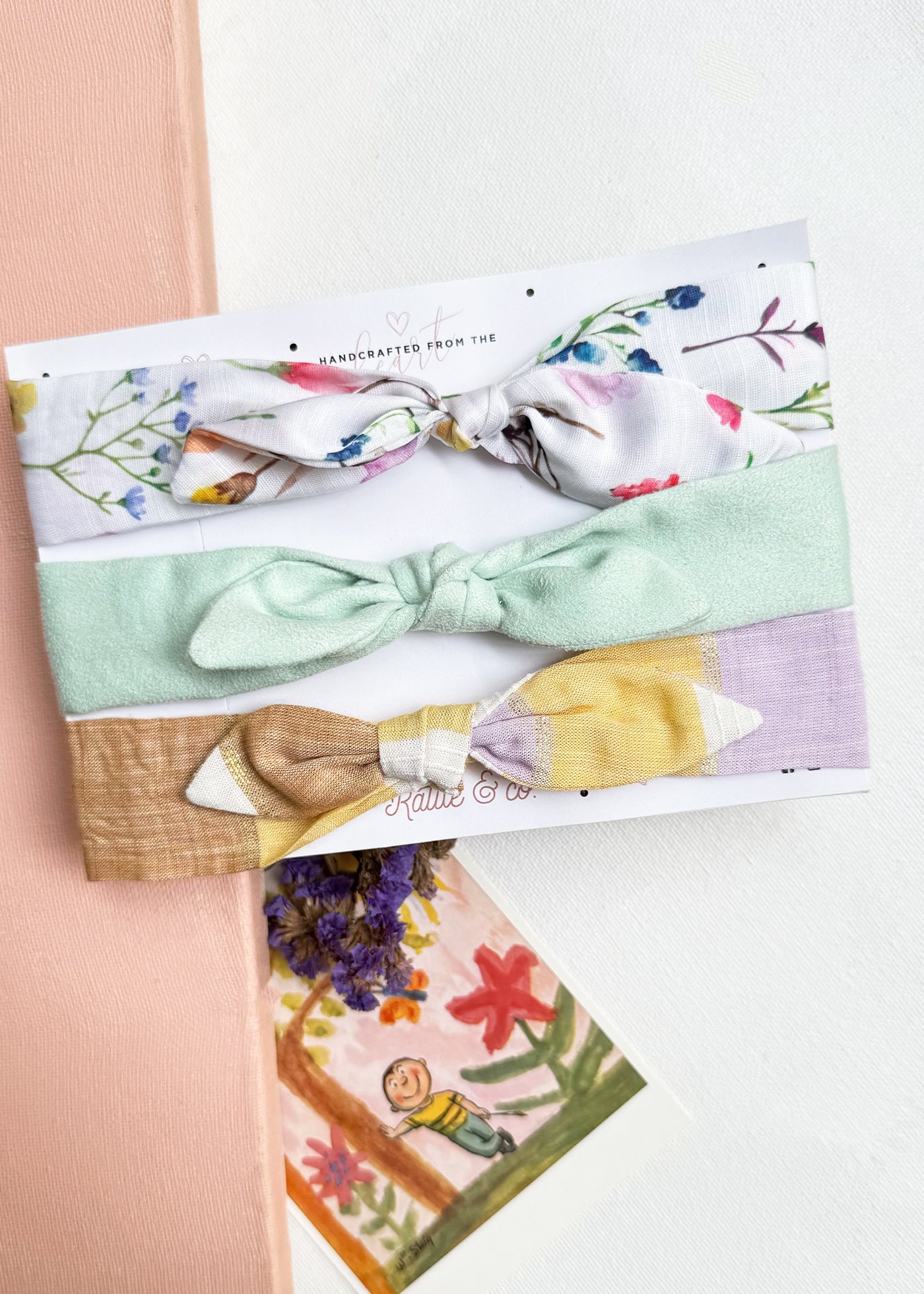 Happy Little Hearts - Set of 3 Headbands