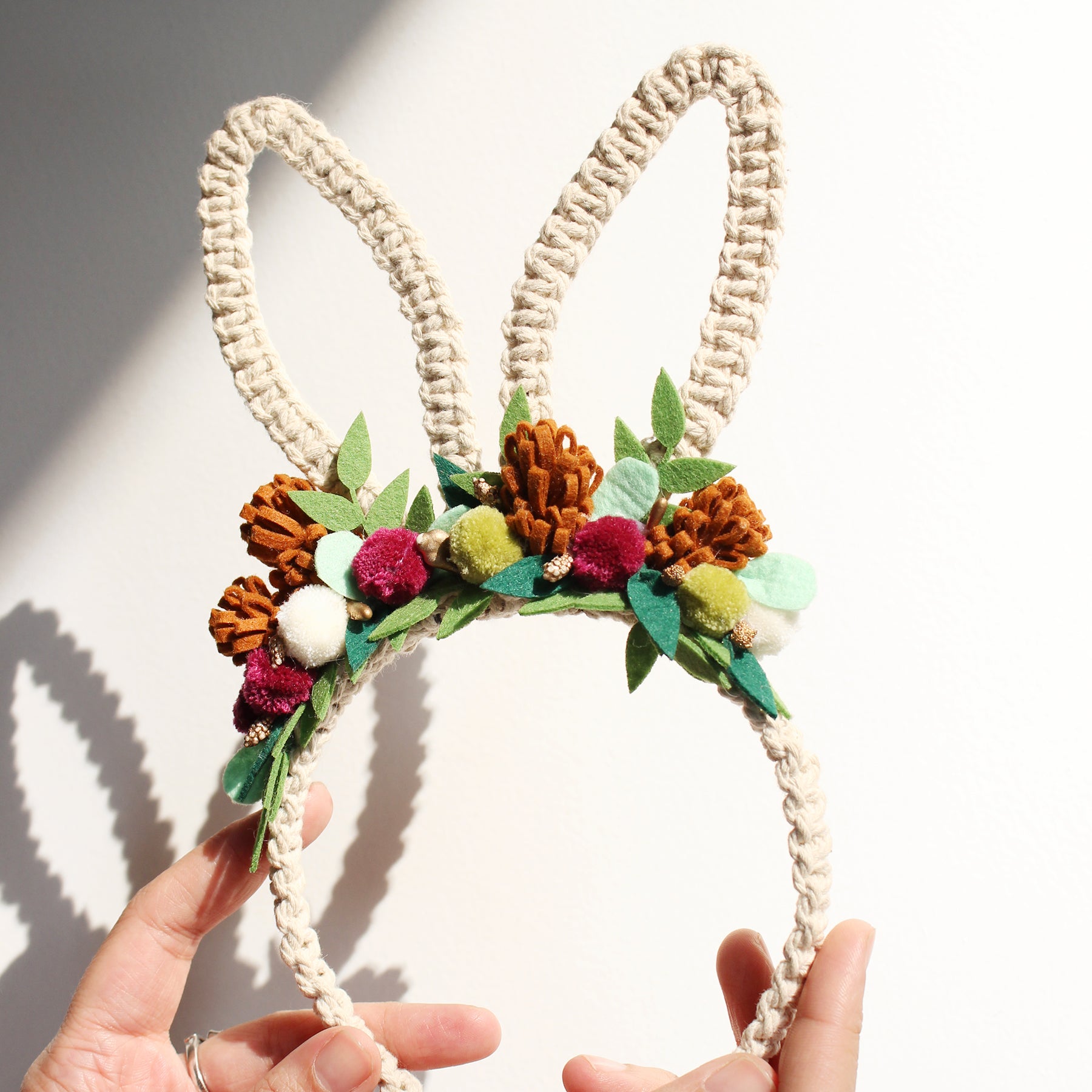 Sleigh Ride - Floral Deer Headband