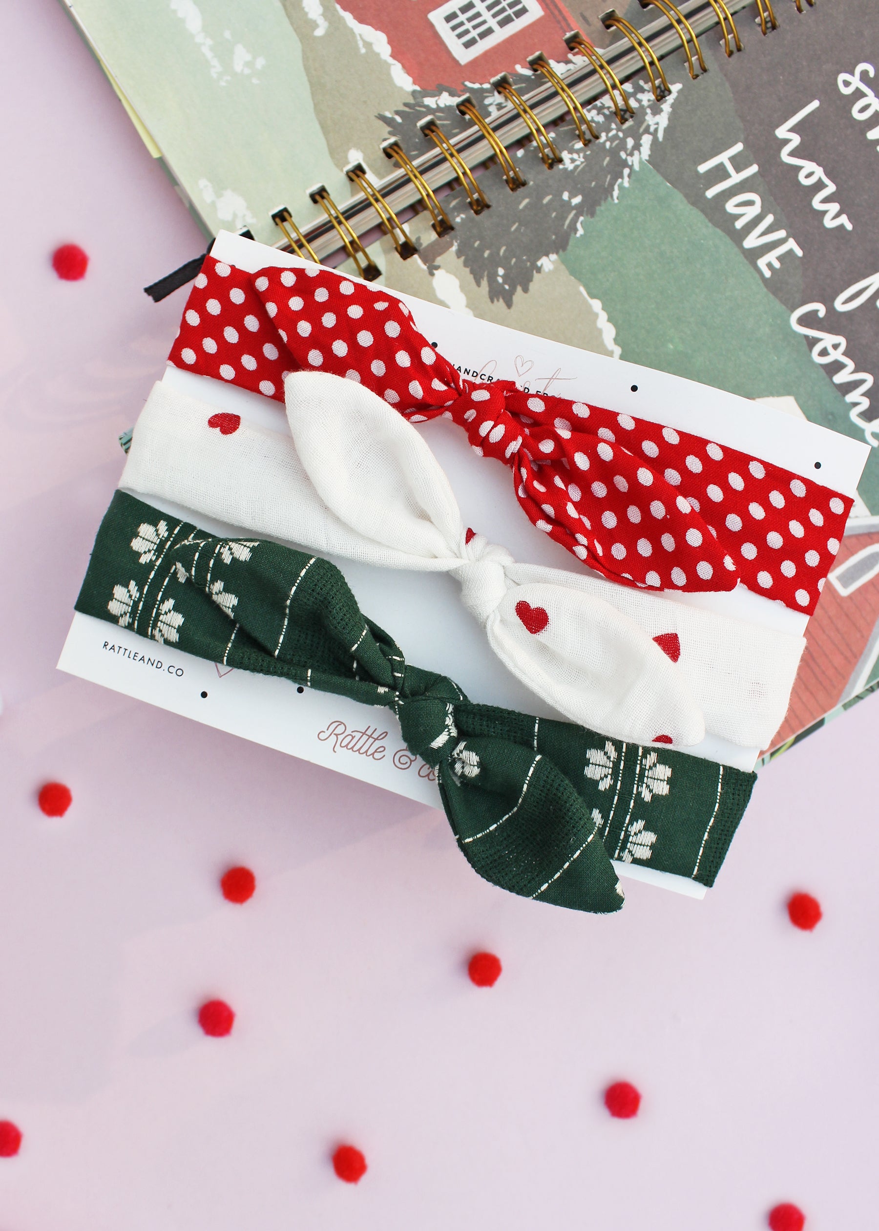 Deck The Halls - Set of 3 Headbands