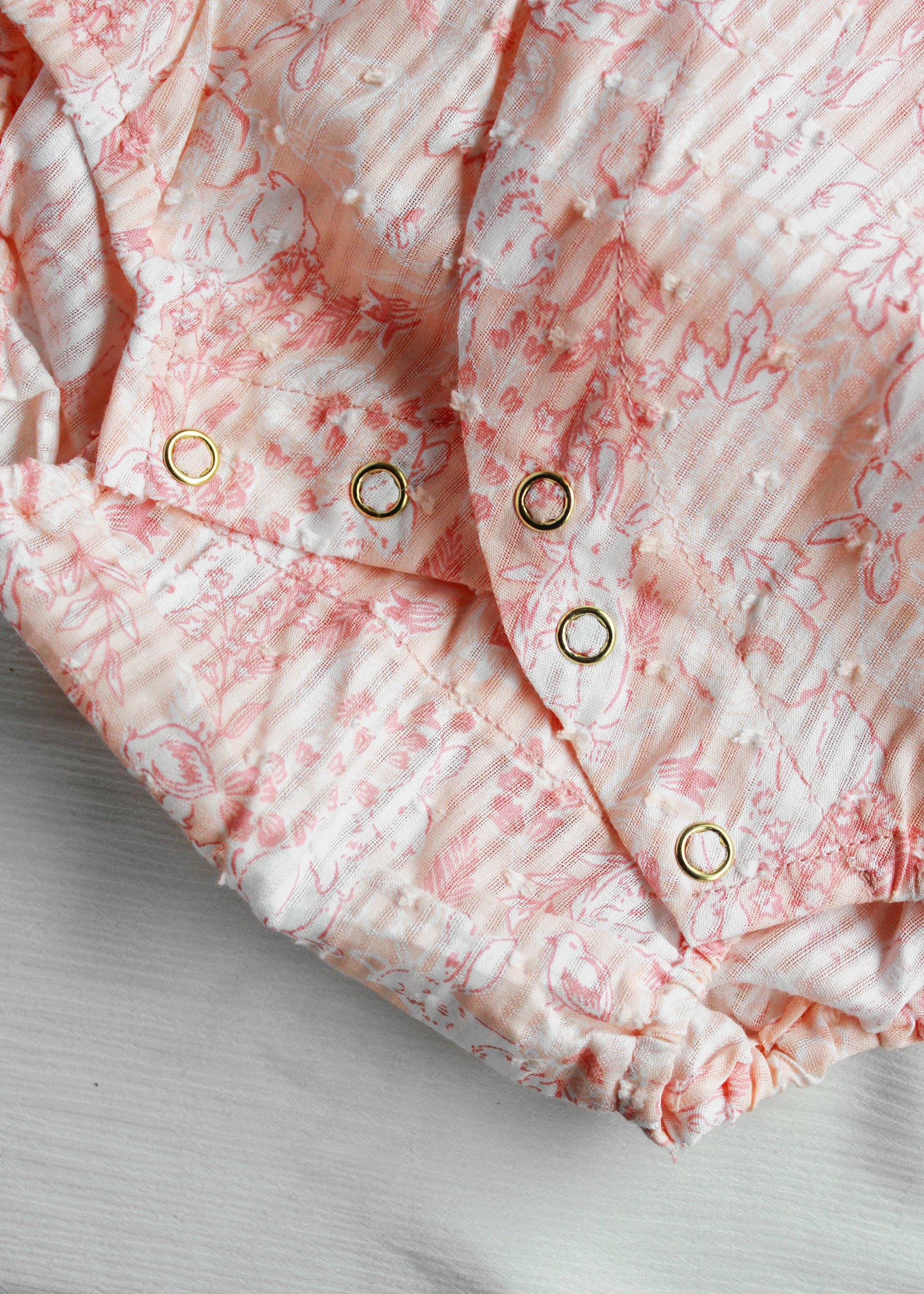 Somebunny Loves You Kimono Style Romper