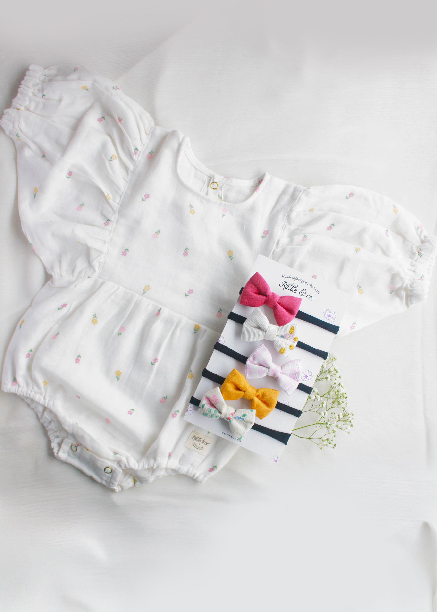 Magic Meadows Puff Sleeve Romper